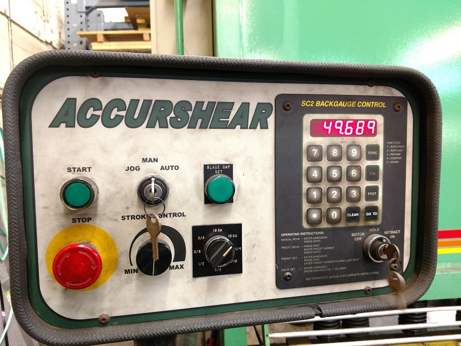 1999 Accurshear 875014 Hydraulic Shear (#2053)